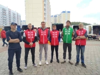 Ленинские волонтеры в помощь на сельскохозяйственной ярмарке