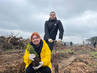 «Зелёный старт»: молодые специалисты Могилёва вместе с союзной молодежью высадили сеянцы в рамках акции «Лес! Дабро! Парадак!»