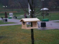 Кормушки для птиц появились в Подникольском парке Могилева