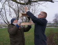 Кормушки для птиц появились в Подникольском парке Могилева